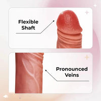 7.08in Realistic Penis Dildo Strong Suction Cup Penis Anal Dildo Sex Toy