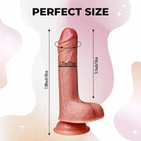 7.08in Realistic Penis Dildo Strong Suction Cup Penis Anal Dildo Sex Toy