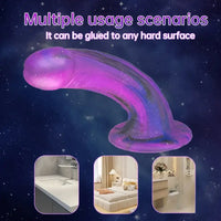 7.08in Silicone No Eggs Soft Dildo For Female Male Love Pleasure Sex