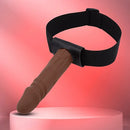 7.08in Wearable Bondage Training Mouth Face Gag Dildo For BDSM Gear