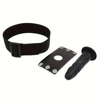 7.08in Wearable Bondage Training Mouth Face Gag Dildo For BDSM Gear