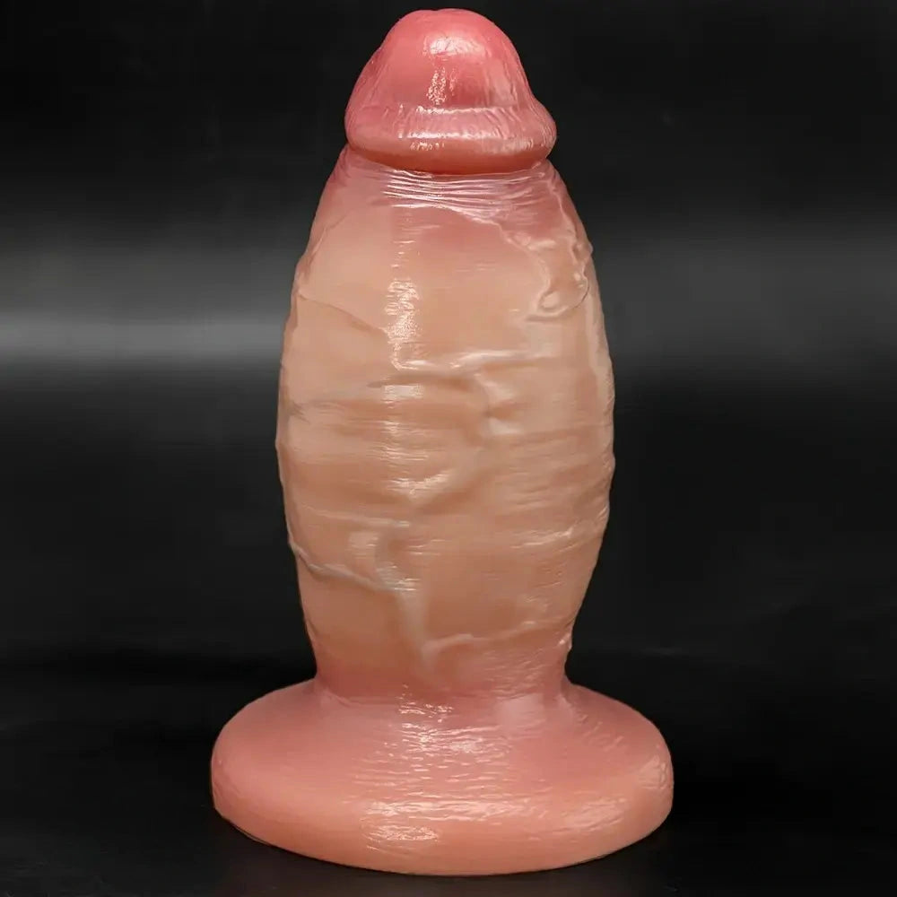 7.08in Wearable Female Genital Pump Liquid Silicone Realistic Soft-Touch Dildo