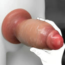 7.08in Wearable Female Genital Pump Liquid Silicone Realistic Soft-Touch Dildo