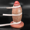 7.08in Wearable Female Genital Pump Liquid Silicone Realistic Soft-Touch Dildo