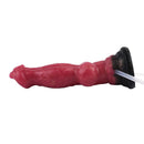 7.08in Wolf Silicone Soft Ejaculating Inflatable Knot Dildo For Adults