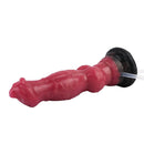 7.08in Wolf Silicone Soft Ejaculating Inflatable Knot Dildo For Adults