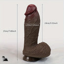 7.09in 7.48in 8.27in Realistic Silicone Dildo With Multiple Sizes