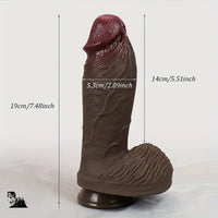 7.09in 7.48in 8.27in Realistic Silicone Dildo With Multiple Sizes