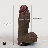 7.09in 7.48in 8.27in Realistic Silicone Dildo With Multiple Sizes