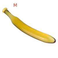 7.09in 7.48in 9.65in Glass Banana Dildo For For Men Women Adults