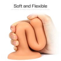 7.09in 7.87in Slender Anal Silicone Soft Slim Dildo Female Butt Plug
