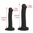 7.09in 7.87in Slender Anal Silicone Soft Slim Dildo Female Butt Plug
