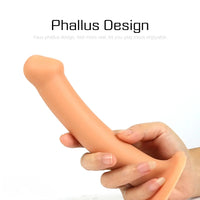 7.09in 7.87in Slender Anal Silicone Soft Slim Dildo Female Butt Plug