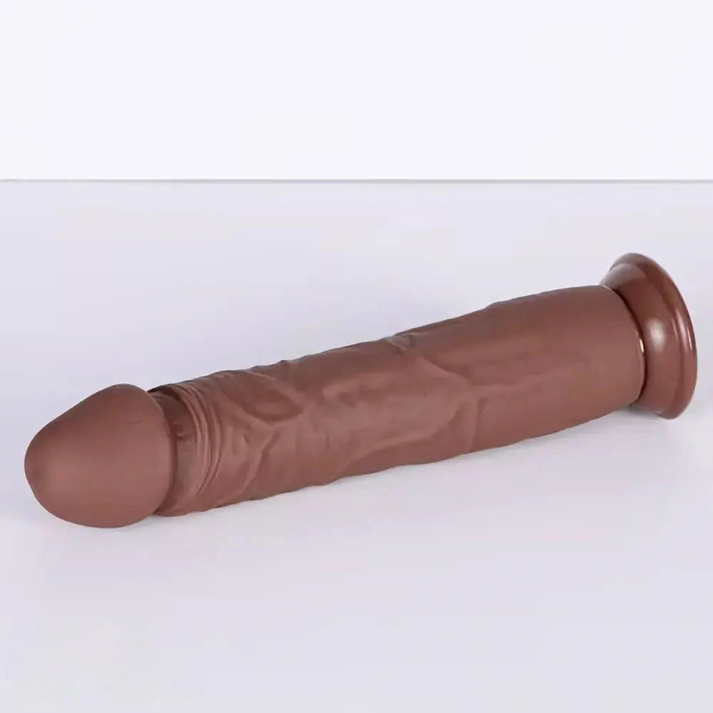 7.09in 8.07in 8.9in 9.96in 11.22in Liquid Silicone Big Dildo G-Spot Stimulator
