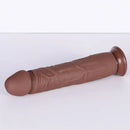 7.09in 8.07in 8.9in 9.96in 11.22in Liquid Silicone Big Dildo G-Spot Stimulator