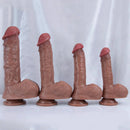 7.09in 8.07in 9.06in 10.24in Realistic Silicone Soft Large Dildo For Women