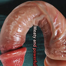7.09in 8.27in Premium Realistic Silicone Soft Dildo For G Spot Sex