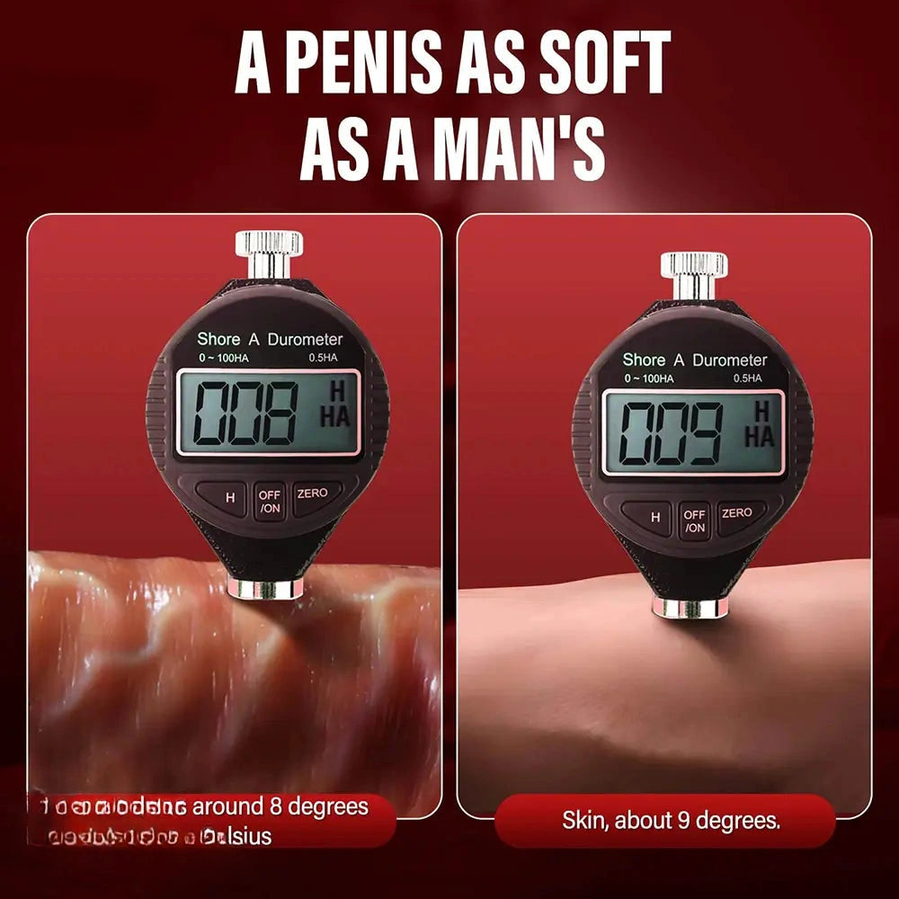 7.09in 8.46in 10.6in Slinky Foreskin Uncut Silicone Soft Sliding Skin Dildo