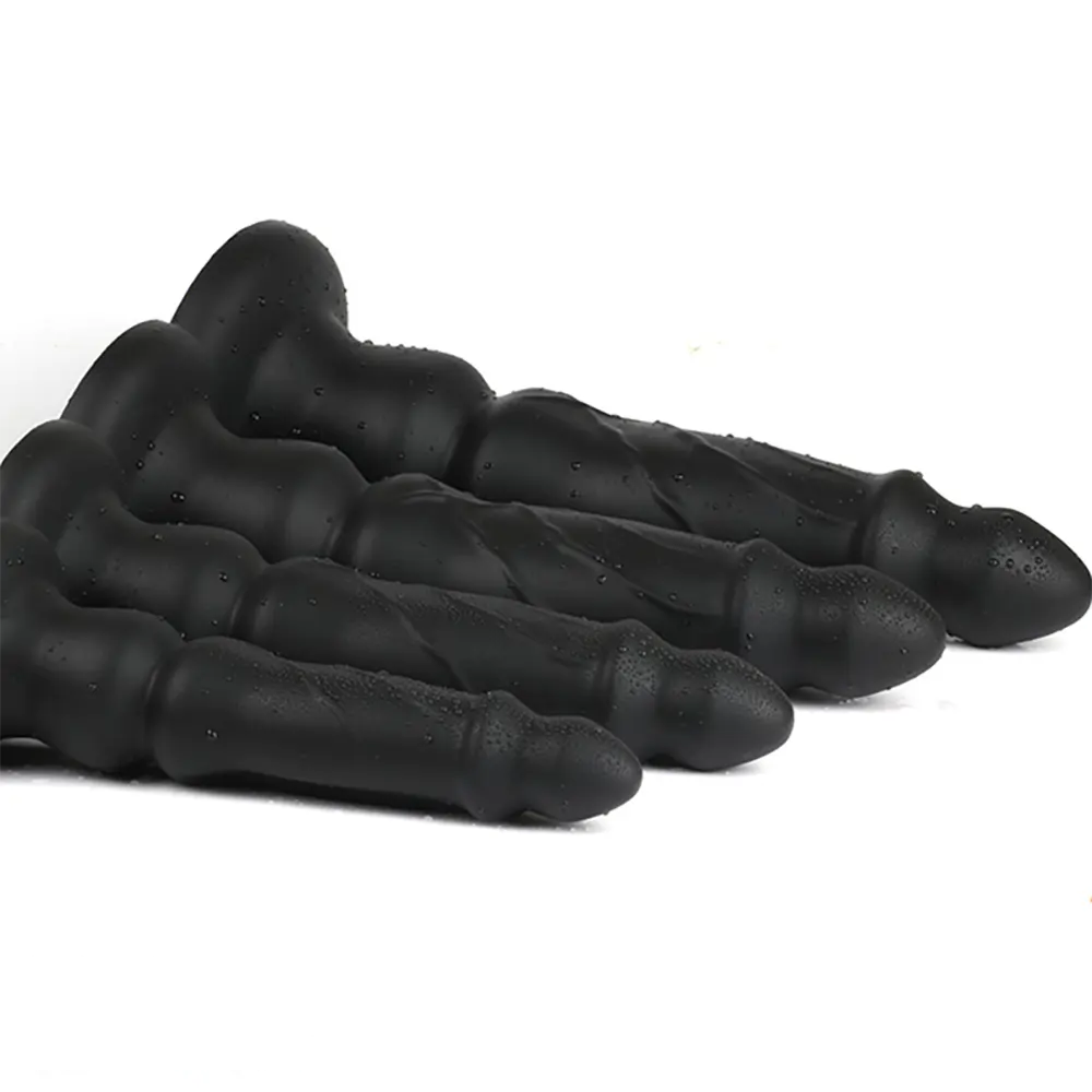 7.09in 8.66in 9.84in 11.81in Silicone Soft Big Dildo For Anal Sex Toy