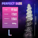 7.09in 9.05in 11.26in SML Silicone Fantasy Real Soft Cock Dildo For Gay