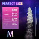 7.09in 9.05in 11.26in SML Silicone Fantasy Real Soft Cock Dildo For Gay