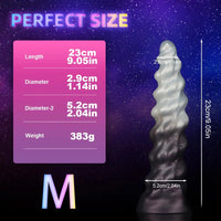 7.09in 9.05in 11.26in SML Silicone Fantasy Real Soft Cock Dildo For Gay