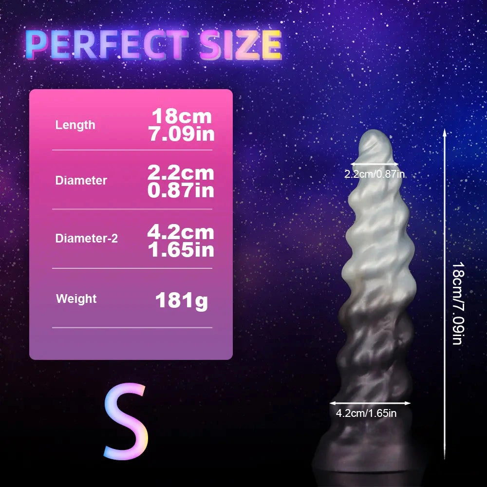 7.09in 9.05in 11.26in SML Silicone Fantasy Real Soft Cock Dildo For Gay
