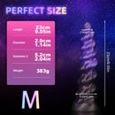 7.09in 9.05in 11.26in SML Silicone Fantasy Real Soft Cock Dildo For Gay