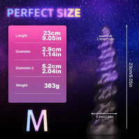 7.09in 9.05in 11.26in SML Silicone Fantasy Real Soft Cock Dildo For Gay