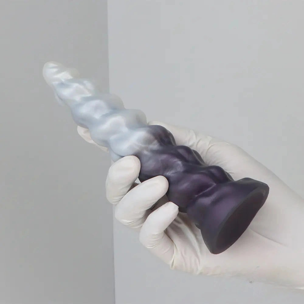 7.09in 9.05in 11.26in SML Silicone Fantasy Real Soft Cock Dildo For Gay