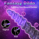 7.09in 9.05in 11.26in SML Silicone Fantasy Real Soft Cock Dildo For Gay