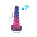 7.09in 9.06in Liquid Silicone Strange Backyard Soft Fantasy Anal Plug Dildo