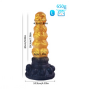 7.09in 9.06in Liquid Silicone Strange Backyard Soft Fantasy Anal Plug Dildo