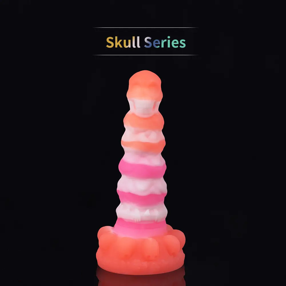 7.09in 9.06in Liquid Silicone Strange Backyard Soft Fantasy Anal Plug Dildo