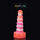 7.09in 9.06in Liquid Silicone Strange Backyard Soft Fantasy Anal Plug Dildo