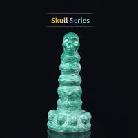 7.09in 9.06in Liquid Silicone Strange Backyard Soft Fantasy Anal Plug Dildo