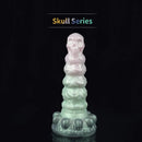 7.09in 9.06in Liquid Silicone Strange Backyard Soft Fantasy Anal Plug Dildo