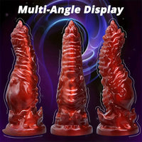 7.09in 9.06in O-ring Flexible Touch Simulation Monster Silicone Soft Odd Dildo