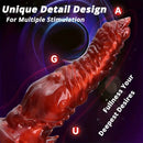 7.09in 9.06in O-ring Flexible Touch Simulation Monster Silicone Soft Odd Dildo
