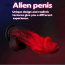 7.09in Alien Simulation Penis Liquid Silicone Dildo For Female Masturbator