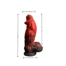 7.09in Alien Simulation Penis Liquid Silicone Dildo For Female Masturbator