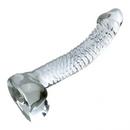 7.09in Clear Crystal Glass Cock Dildo For G-Spot Vaginal Sex Stimulation