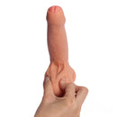 7.09in Double Layer Silicone Realistic Uncut Dildo For Women