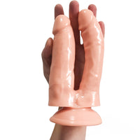 7.09in Dual Heads Dildo Lesbian Sex Toy For Women Masturbation
