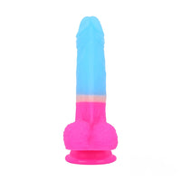 7.09in Erotic Sextoy Silicone Dildo With Strong Suction Cup For Women