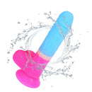 7.09in Erotic Sextoy Silicone Dildo With Strong Suction Cup For Women