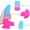 7.09in Erotic Sextoy Silicone Dildo With Strong Suction Cup For Women