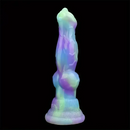 7.09in Fantasy Monster Dog Knot Silicone Soft Cock Dildo For Anus Dilator