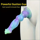 7.09in Fantasy Monster Dog Knot Silicone Soft Cock Dildo For Anus Dilator