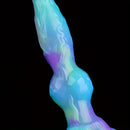 7.09in Fantasy Monster Dog Knot Silicone Soft Cock Dildo For Anus Dilator